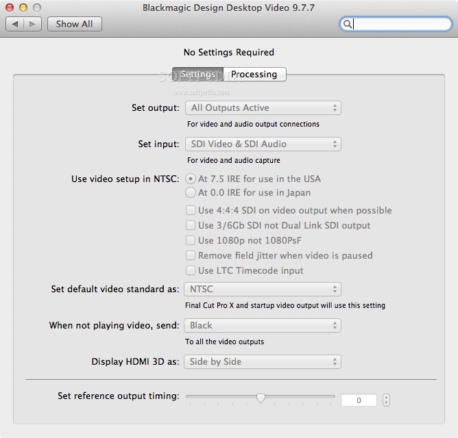 Blackmagic Desktop Video Software Download Mac